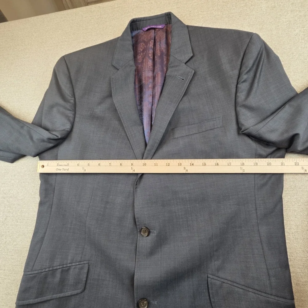 Ted Baker London Endurance Jarrett‎ Sport Coat Slate Blue Blazer Size 42L